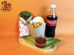 Բուրրիտո տավարով  + ֆրի + կոլա