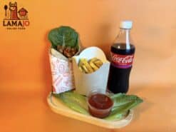 Բուրրիտո հավով  + ֆրի + կոլա